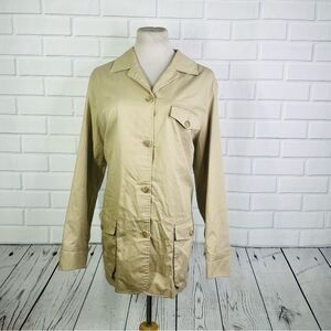 Vintage Burberrys of London Tan Trench Coat - Size XL.